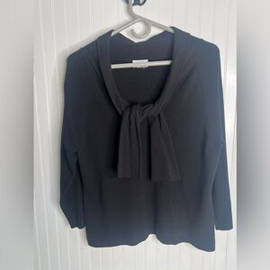 Ann Taylor blouse 3/4 sleeve black